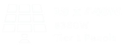 8kW tier 1 solar panels