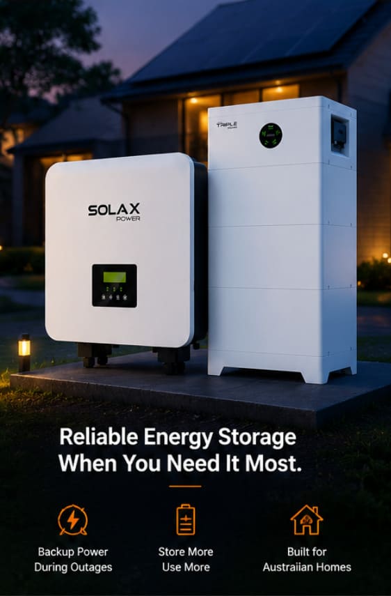 SolaX battery percentage